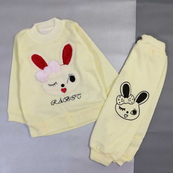 بلوز شلوار دخترانه زرد پاستیلی