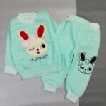 بلوز شلوار دخترانه سبز پاستیلی