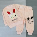 بلوز شلوار دخترانه گلبهی