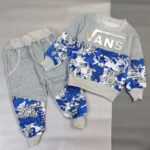 بلوز شلوار توکرکی پسرانه آبی