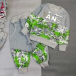 بلوز شلوار توکرکی پسرانه سبز