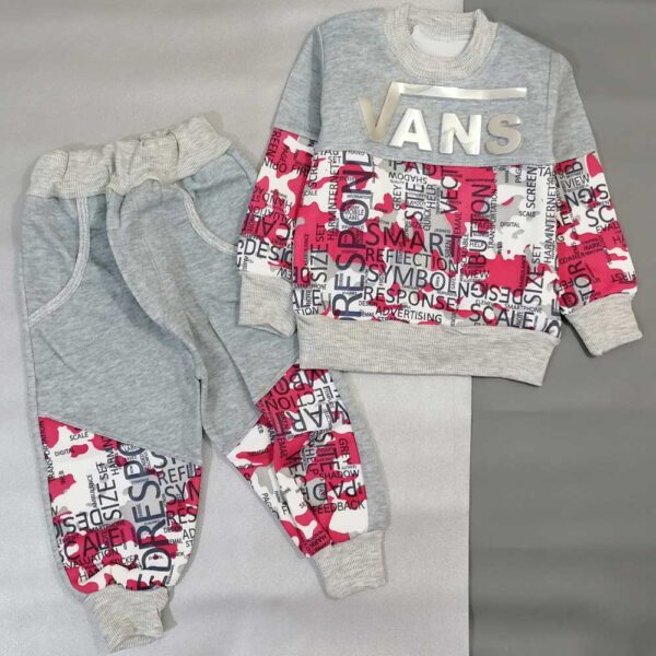 بلوز شلوار توکرکی پسرانه قرمز پرشین