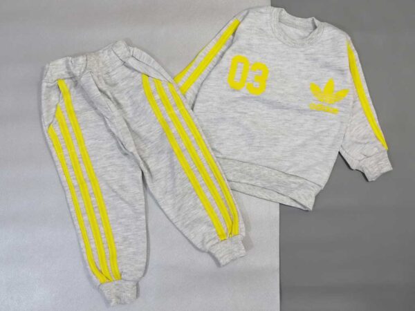 بلوز شلوار پسرانه طوسی روشن