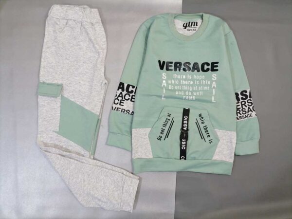 بلوز شلوار سبز