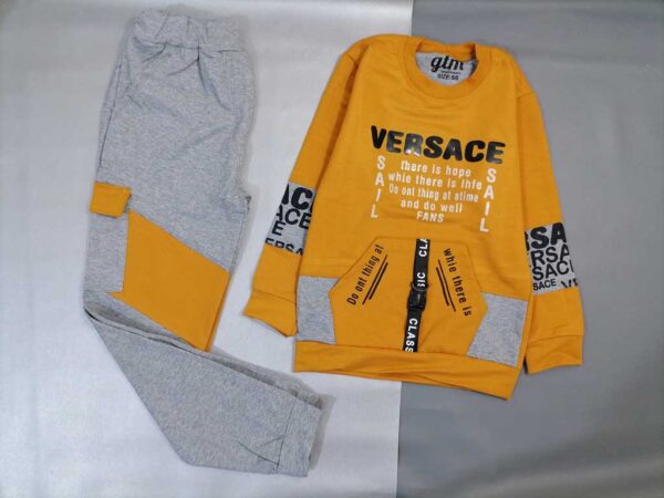 بلوز شلوار پسرانه زرد