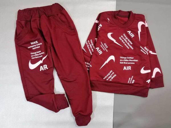 بلوز شلوار پسرانه زرشکی