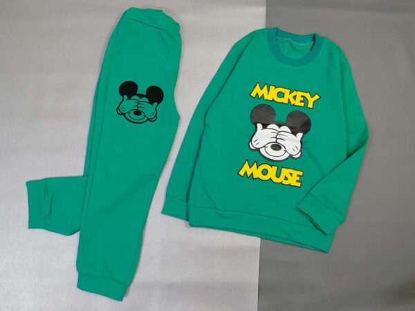 بلوز شلوار دخترانه سبز