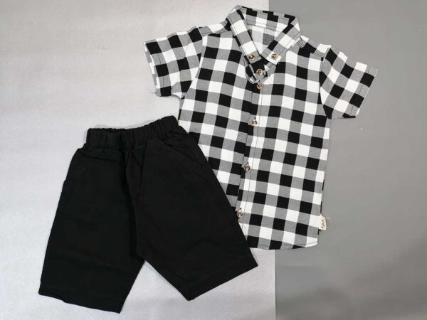 پیراهن شلوارک پسرانه بچگانه