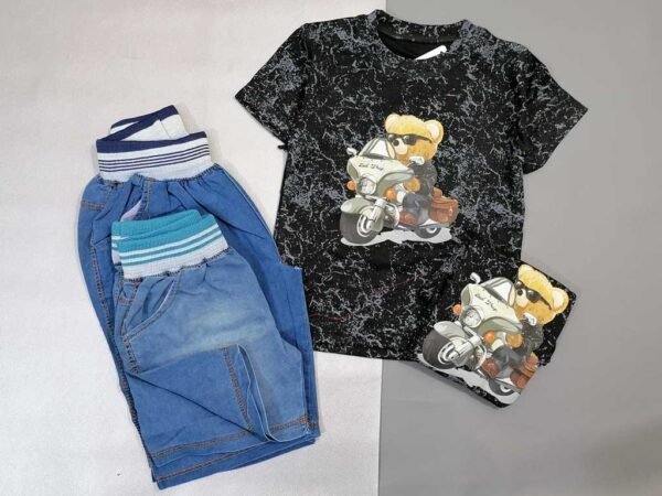 بلوز شلوارک بچگانه مشکی