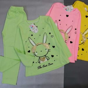 تیشرت شلوار دخترانه بچه گانه