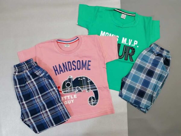 تیشرت شلوارک پسرانه بچه گانه