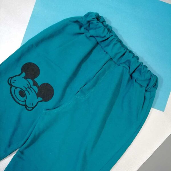 شلوار راحتی بچه گانه سبز کله غازی