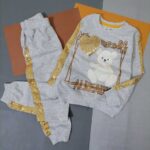 بلوز شلوار پولکی دخترانه پاییزی