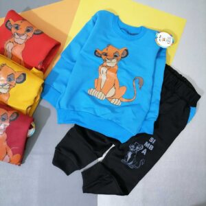 بلوز شلوار آبی پسرانه