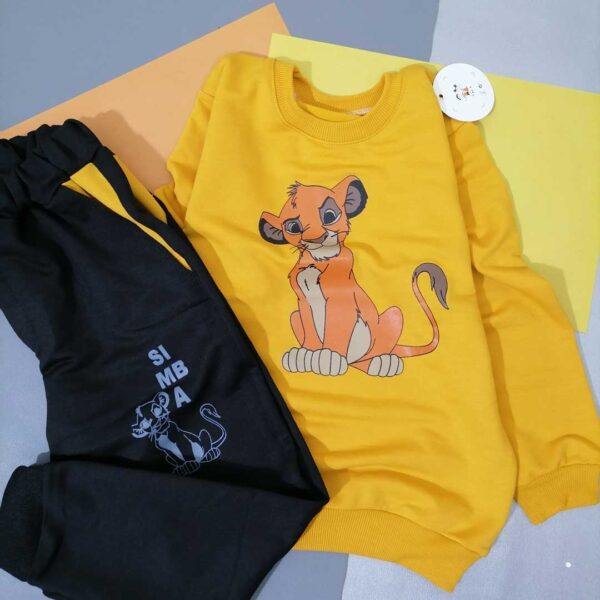 بلوز شلوار پسرانه زرد