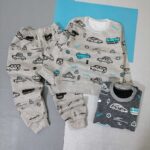 ست بلوز شلوار پسرانه طرح ماشین