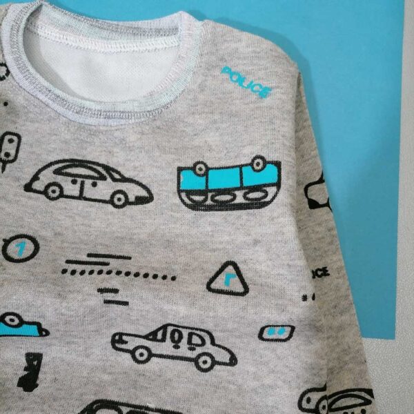 ست لباس پسرانه طرح ماشین