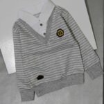 بلوز یقه پیراهنی اسپرت بچه گانه مناسب 2 تا 9 سال