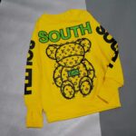 بلوز تک فینگردار زرد