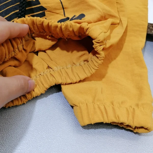 کراپ دخترانه کلاه دار با شلوار بگ | صفر تا 5 سال - Image 4