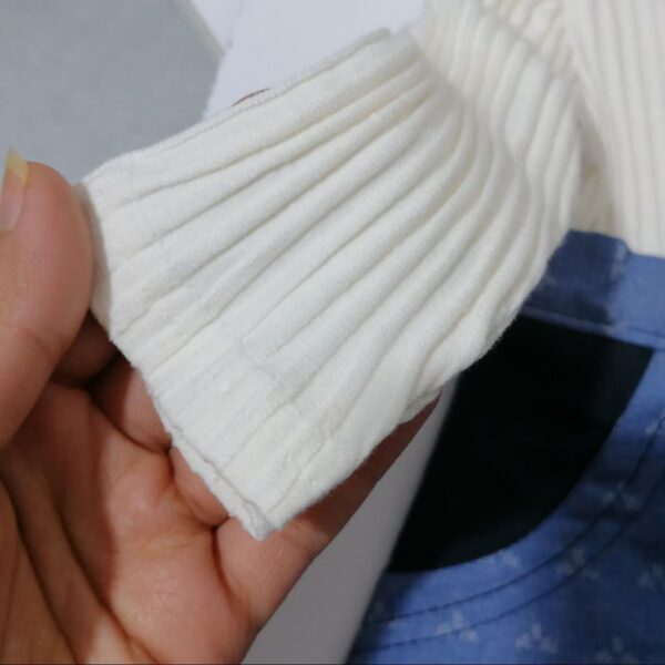 سارافون آستین دار دخترانه طرح دامنی - Image 3