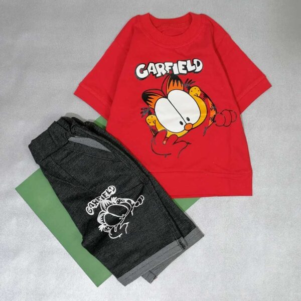 تیشرت شلوارک قرمز