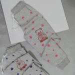 شلوار راحتی بچگانه دخترانه فانتزی صورتی