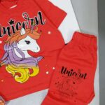 ست لباس ارزان دخترانه قرمز