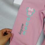 طرح میکی موس گلدوزی شلوار بچگانه