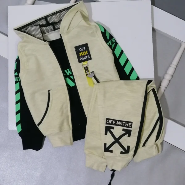 ست سه تیکه سوییشرت، بلوز و شلوار مناسب تا 2 سال