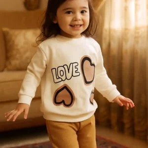 بلوز دخترانه قلبی