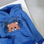 ست هودی شلوار آبی