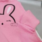 هودی توکرکی صورتی دخترانه خرگوشی