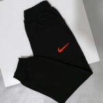 شلوار اسلش پسرانه مشکی طرح نایک مناسب 2 تا 7 سال