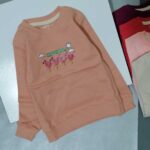 بلوز دورس دخترانه طرح فلامینگو مناسب 2 تا 9 سال