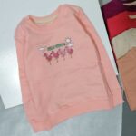 بلوز دورس دخترانه طرح فلامینگو مناسب 2 تا 9 سال