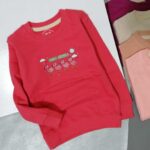 بلوز دورس دخترانه طرح فلامینگو مناسب 2 تا 9 سال