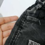 شلوار لی جین مشکی پسرانه