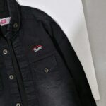 پیراهن دو جیب جین لی مشکی پسرانه مناسب 2 تا 17 سال