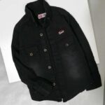 پیراهن دو جیب جین لی مشکی پسرانه مناسب 2 تا 17 سال