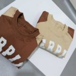 بلوز پسرانه تم کرم و قهوه ای