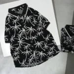 پیراهن هاوایی پسرانه وارداتی مشکی