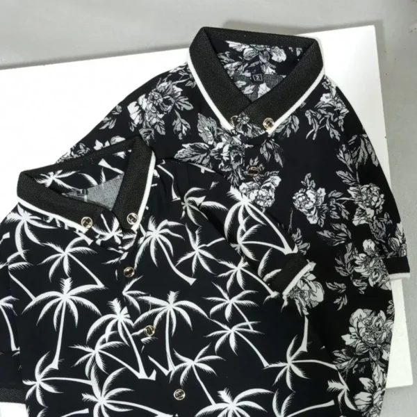 پیراهن هاوایی پسرانه وارداتی مشکی