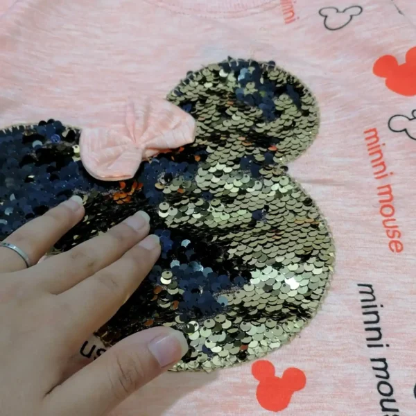 تیشرت شلوار دخترانه میکی مناسب 7 تا 12 سال - Image 8