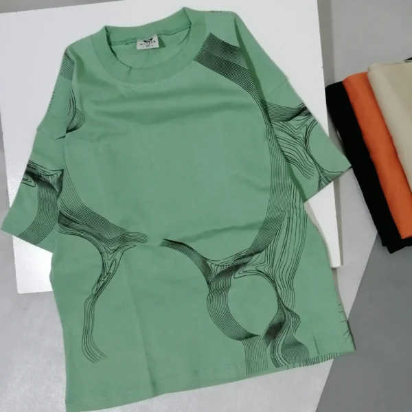 تیشرت لانگ پسرانه جنس پنبه مناسب 5 تا 17 سال - Image 7