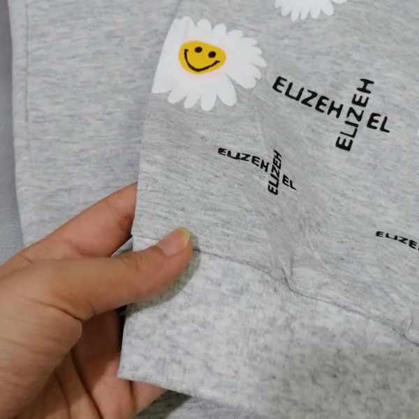 تیشرت شلوار دخترانه بابونه مناسب 5 تا 12 سال - Image 5