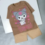 تیشرت شلوارک دخترانه کرومی