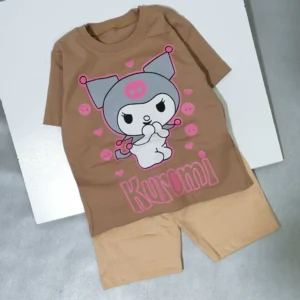 تیشرت شلوارک دخترانه کرومی