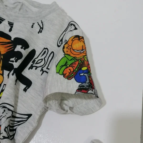 تیشرت پسرانه بچه گانه طرح گارفیلد مناسب 3 تا 12 سال