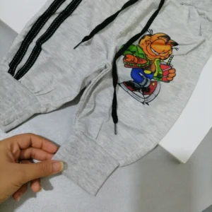 شلوارک پسرانه بچه گانه طرح گارفیلد مناسب 3 تا 12 سال